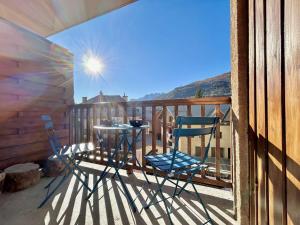 Studio rénové pour 4 pers avec balcon et parking à Briançon - FR-1-330C-149