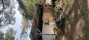 Glamping tent fan room