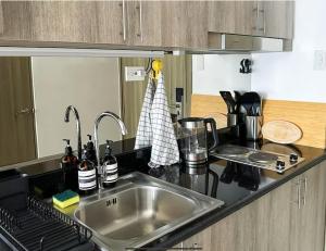 Cozy Mid-Century Condo with a Skyline View