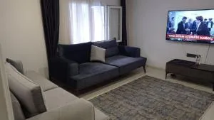 Central Apartment with Terrace and Partial Sea Vie - Karataş