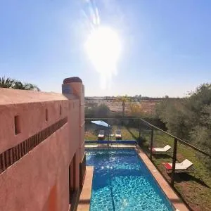 Villa Belle vue - with a private & Heated pool - Douar Soukkane