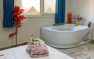 SunRise Jacuzzi & Pyramids view - Kafret Nassar