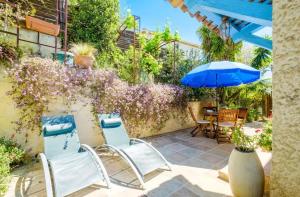 Studio charmant à Cagnes-sur-Mer de 35 m² + piscine privée