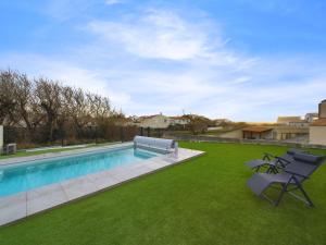 Maisons de vacances A 350m de la plage, maison pour 7 avec piscine : photos des chambres