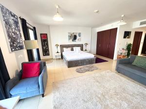 Breathtaking Sea and Palm View Spacious Studio with Vibrant Vibes in JBR By SWEET HOMES