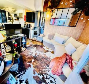 Maisons de vacances Maison familiale avec terrasse a Vieille-Brioude : photos des chambres