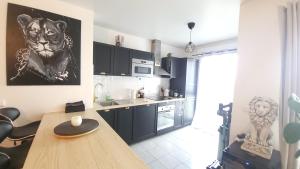 Appartements Cosy carre Haussmann, stade de franc, C D G, Paris : photos des chambres