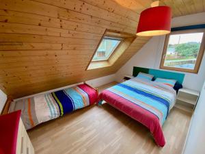 Maisons de vacances House with sea view and large garden for 8 people : photos des chambres