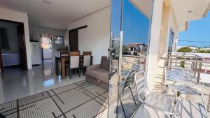 Quarto duplo na orla de Porto Bahia