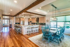 Creekfront Home with Pool, Dock and Stunning Views