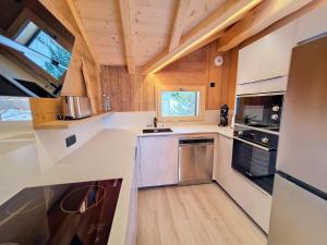 Chalet haut de gamme 12 pers à 50m des pistes avec parking - FR-1-416-224