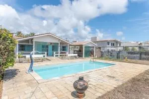 Casa Pé na Areia Com Pisicna Privativa-098D - Santo Inácio