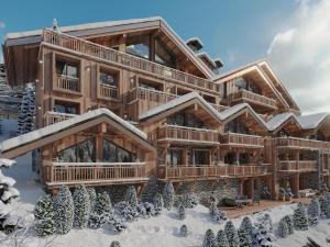 Appartement de luxe avec conciergerie 5*, vue montagne, 3 chambres, ski room - FR-1-613-125