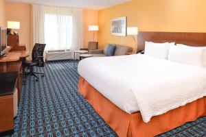 Large King Room with Sofa Bed room in Fairfield Inn Orlando Airport