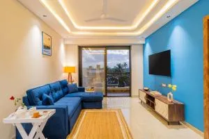 ELIVAAS Kamerios Maris 1BHK Apartment with Jacuzzi - Goa