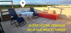 Maisons de vacances Villa Rooftop vue Mer : photos des chambres