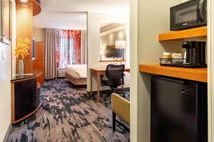 Executive King Suite with Sofa Bed room in Fairfield Inn & Suites Minneapolis Eden Prairie