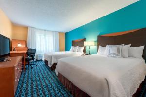 Queen Room with Two Queen Beds room in Fairfield Inn & Suites Stevens Point