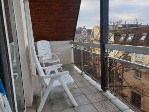 Sur les toits du centre