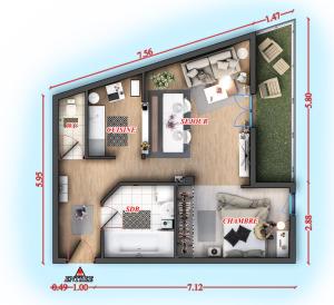lAigle Royal de Paris, Gare, parking et terrasse