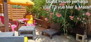 Maisons de vacances Villa Rooftop vue Mer : photos des chambres