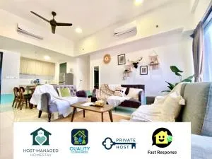 Tropicana 218 Macalister #Top Floor #WideAngleViews #InfinityPool #Georgetown #8pax #3BR 2bath #2Queen 4Single #Near island hospital #Quality well maintained #Private host - Kampong Makam