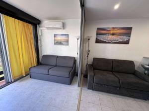 Studio climatisé 30m² avec piscine à 50m de la plage - FR-1-731-107