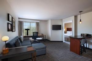 1 Bedroom Studio Suite, 1 Queen, Sofa bed (Mobility & Hearing Accessible w/ Roll-in Shower) room in Residence Inn Beaumont