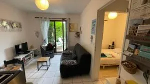 2 pièces avec jardin Fleur Marine bord de mer Cabourg - 卡布尔