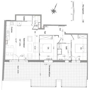 Appartements Magnifique appartement climatise 70 m2, Grande terrasse 42 m2, classe 4 etoiles : photos des chambres