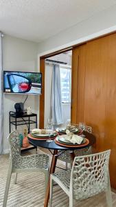 (1002) Flat na Praia da Ponta da Areia