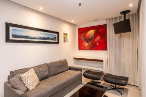 Flat com serviço e lazer com vista para o mar da Barra da Tijuca