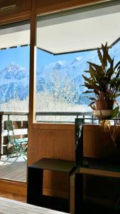 Apartement vue Monblanc incroyable ski inout Prarion5