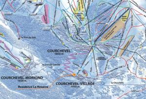Le 104 La Reserve Courchevel, Ski aux pied