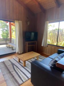 Cabaña con playa 8 personas