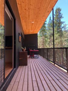 Hermosa casa en el bosque