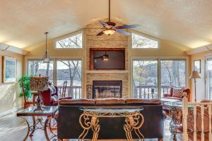 Lakefront Hot Springs Village Home with Private Dock
