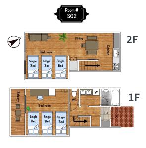 Kitchen and Balcony 99 Stay Sasebo #SGx