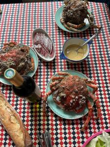 Maisons de vacances La maison bleue : photos des chambres