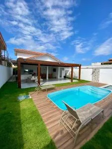 WB03 Linda casa 4 quartos e área gourmet e piscina privativa - Manguinhos