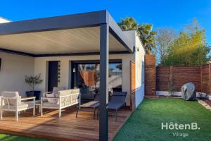 Maisons de vacances L-Olivier - Private Spa and Garden : photos des chambres