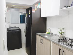 Apto 3 habit +2TV-Wifi, Netflix-Parqueadero gratis