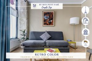 Retro Color - Rénové proche de Tour Eiffel - 4-Sterne-Hotels in Paris