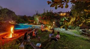 SaffronStays Terracotta Trails - 2BR eco-luxury villa with earthy design, pool, open lawns & sustainable living in Wada