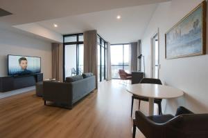 Beautiful Cambodian Inspired Apartment with Pool & Gym