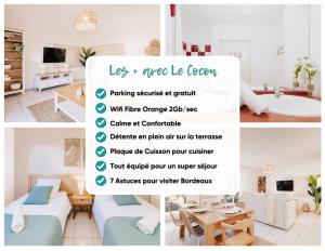 Appartements Le Cocon de Lespinasse - Parking - Checkin Autonome : Appartement 2 Chambres