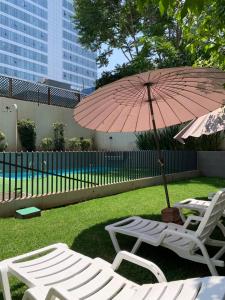 Cálida habitación grande en ñuñoa