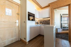 Appt rénové, 6 personnes Arc 1950 vue exceptionnelle MontBlanc, sauna, hammam, piscine int et ext