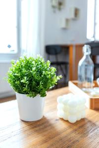 Appartements Le Clair & Spacieux - Parking - 15 min Paris : photos des chambres