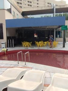 Golden dolphin Grand Hotel com piscinas Thermas, cozinha completa ,parque aquático 24 horas